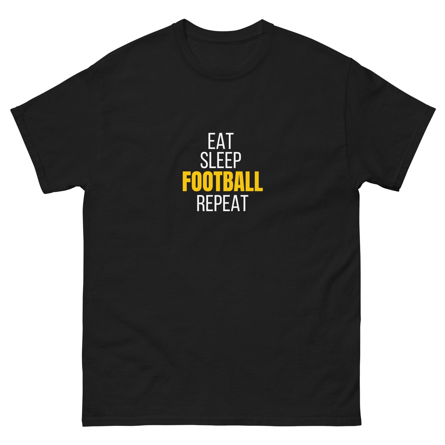 Eat Sleep Football Repeat T-Shirt image 0